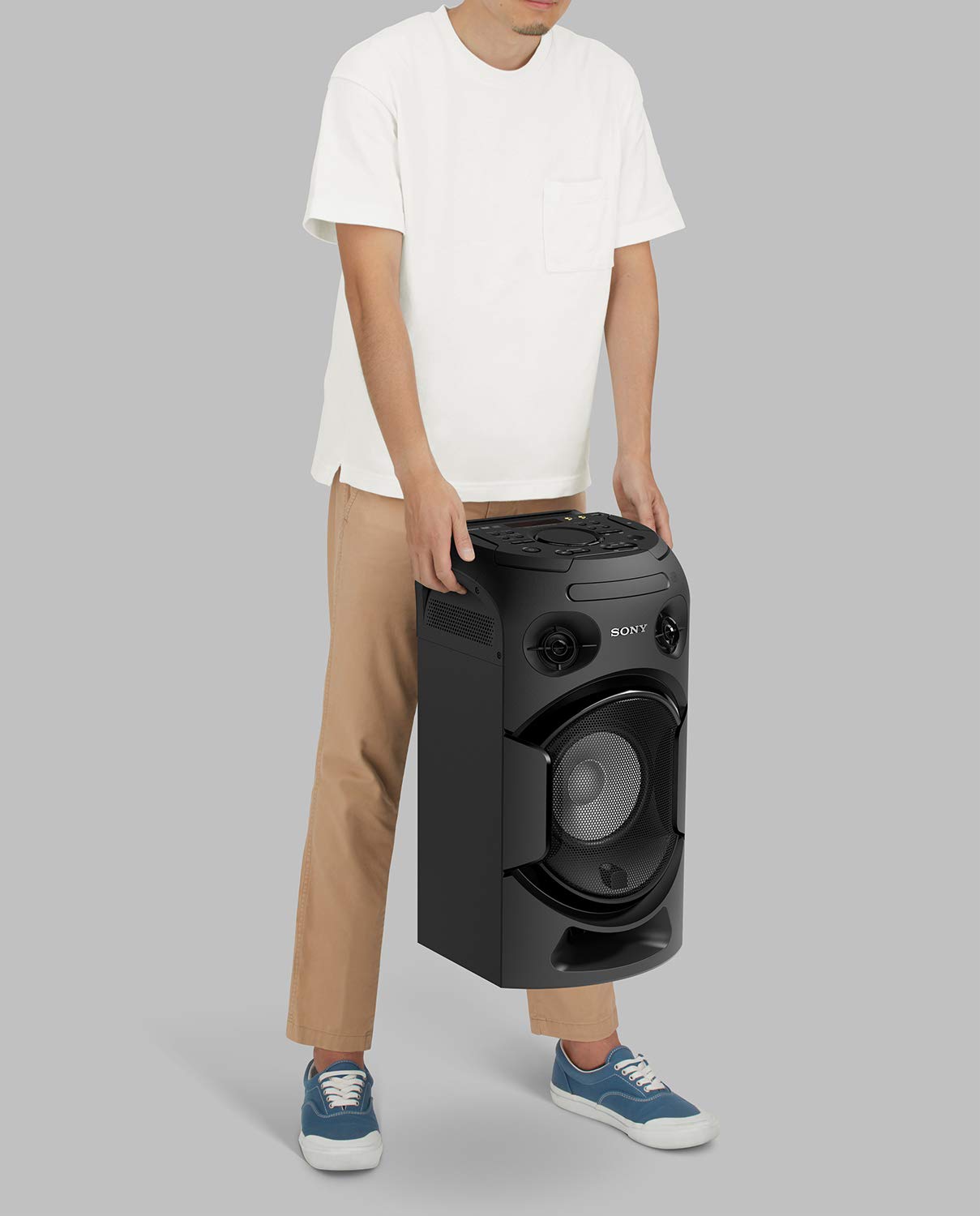 Sony MHC-V21D High Power Portable Party System (Black)